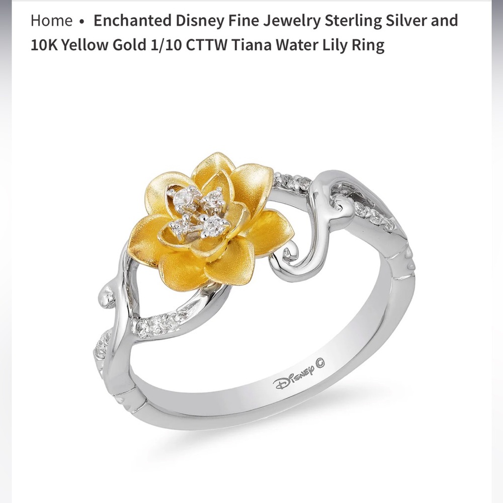 Disney Enchanted Tiana Ring ✨